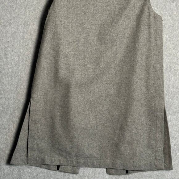 The Savile Row Co London Wool Blend Open Front Sleeveless Long Vest S minimalist - Picture 11 of 11